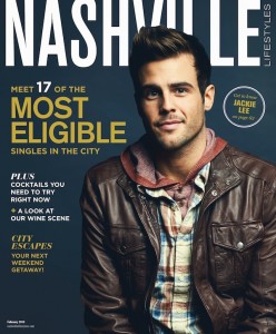 JACKIE LEE LANDS COVER OF NASHVILLE LIFESTYLES FEBRUARY 2015 ISSUE