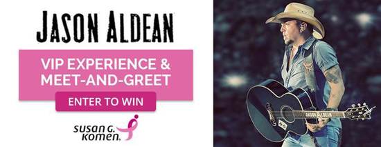 Jason Aldean Offers Breast Cancer Survivors All-Acess On The Road