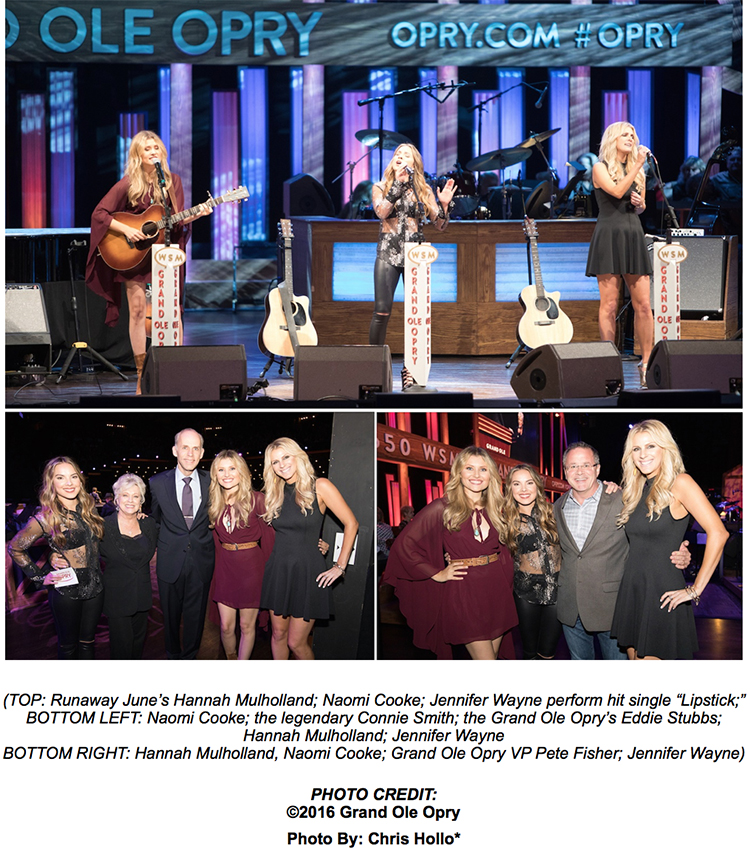 RUNAWAY JUNE DAZZLES A FULL HOUSE AT GRAND OLE OPRY DEBUT