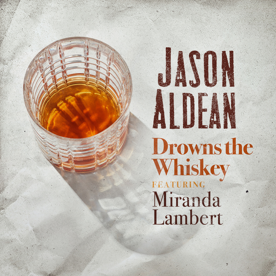 Jason Aldean "Drowns The Whiskey" PRO CD cover
