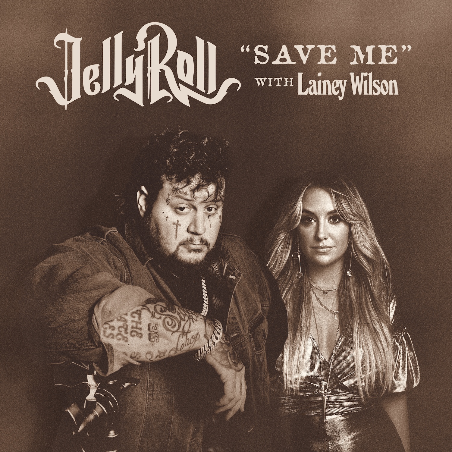  save me by jelly roll featuring lainey wilson ascends to 1 on